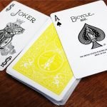 Cartes à jouer Bicycle Yellow Poker (jaune)