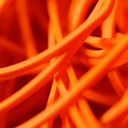 Joe Rindfleisch's Rainbow Rubber Bands / Orange