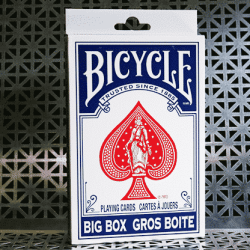 Big Bicycle Cards (Jumbo Bicycle Cards, Blue) (bleu)
