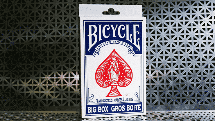 Cartes Bicycle grand format (Cartes Bicycle Jumbo, Bleu) (Bleu) performance en direct