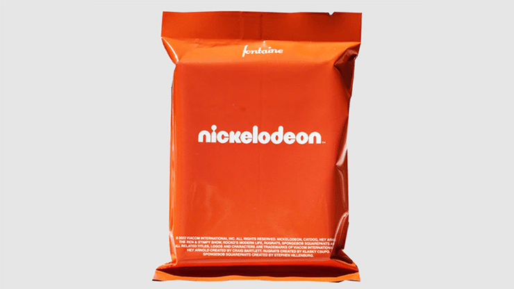 Jeu de cartes à l&rsquo;aveugle Fontaine Nickelodeon performance en direct