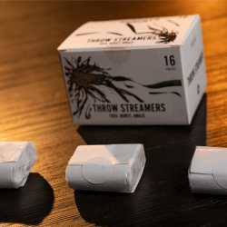 Throw Streamers 12 pk. (White / 16 Head) by Murphy's Magic | goocheltruc van Murphy's Magic Productions