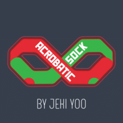 Acrobatic Sock van Jeki Yoo, komische sok goocheltruc voor close-up en podium