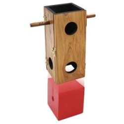 Block Penetrator illusie voor tafelgoochelen met onmogelijke doordringing