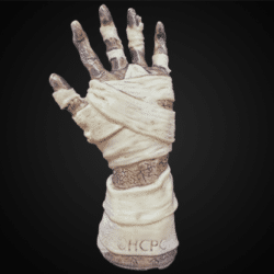 Mummy Hand goocheltruc met mummiehand thema voor tafelgoochelen en close-up acts
