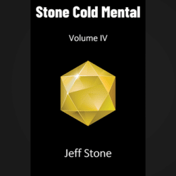 Stone Cold Mental 4 van Jeff Stone, boek met mentalisme routines voor goochelaars